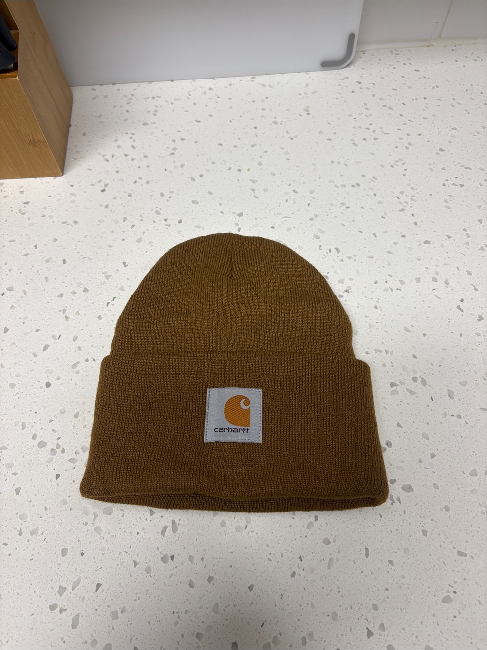 Carhartt Brown Beanie Hat